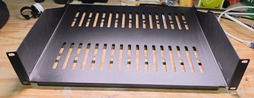 Legbord/schap 19" Rack - 400mm diep, Ophalen of Verzenden, Nieuw