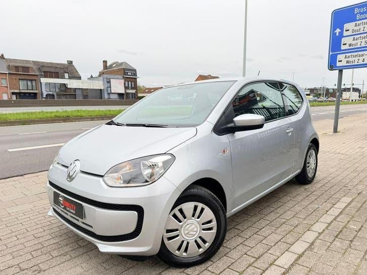 Volkswagen Up 2014 Automaat *017000km* 1.0i Airco Cruise Pdc, Auto's, Volkswagen, Stof, Up!, 103 g/km, https://public.car-pass.be/vhr/4d61c3b4-1a3b-4eeb-b2a0-2388acd19cb3