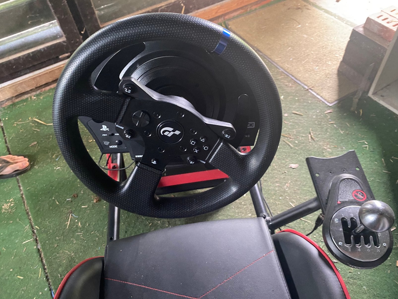 Setup simracing complet, Consoles de jeu & Jeux vidéo, Thrustmaster, Enlèvement, Comme neuf