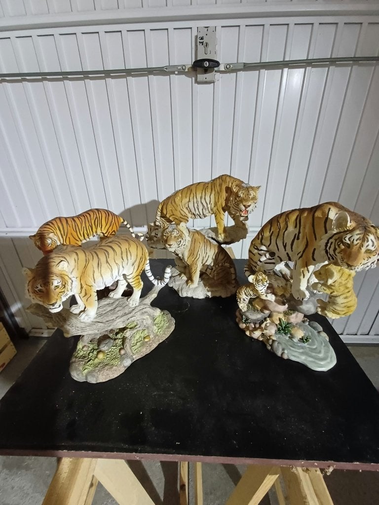 Tijger/panter beelden, Verzamelen, Ophalen, Gebruikt, Dier