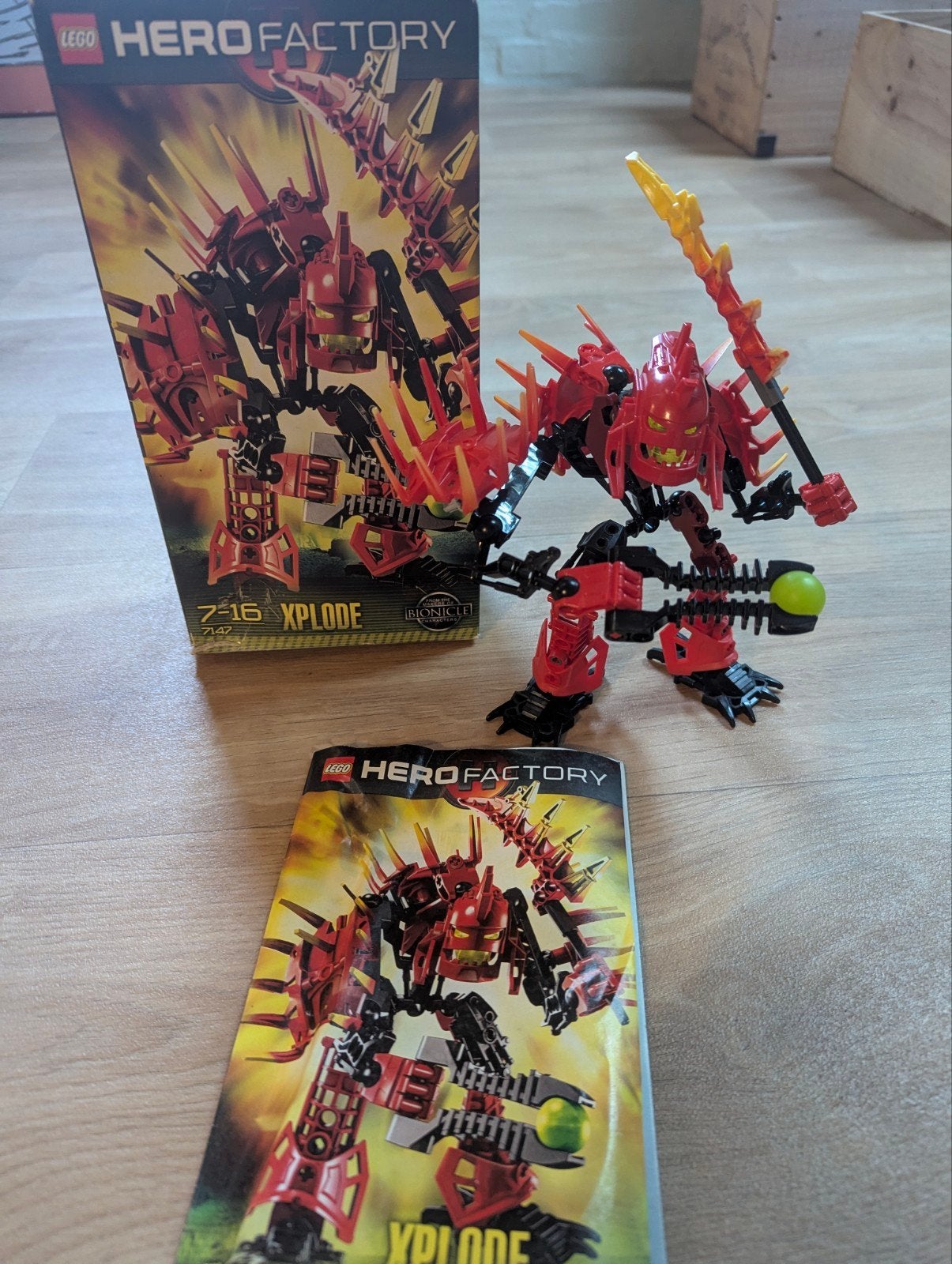 LEGO Hero Factory: Xplode, Inclusief instructies, Bionicle, Lego, Ophalen of Verzenden