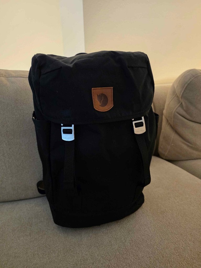 Fjallraven Greenland Top rugzak - zwart, Gebruikt, 25 tot 40 cm, 30 tot 45 cm, Ophalen