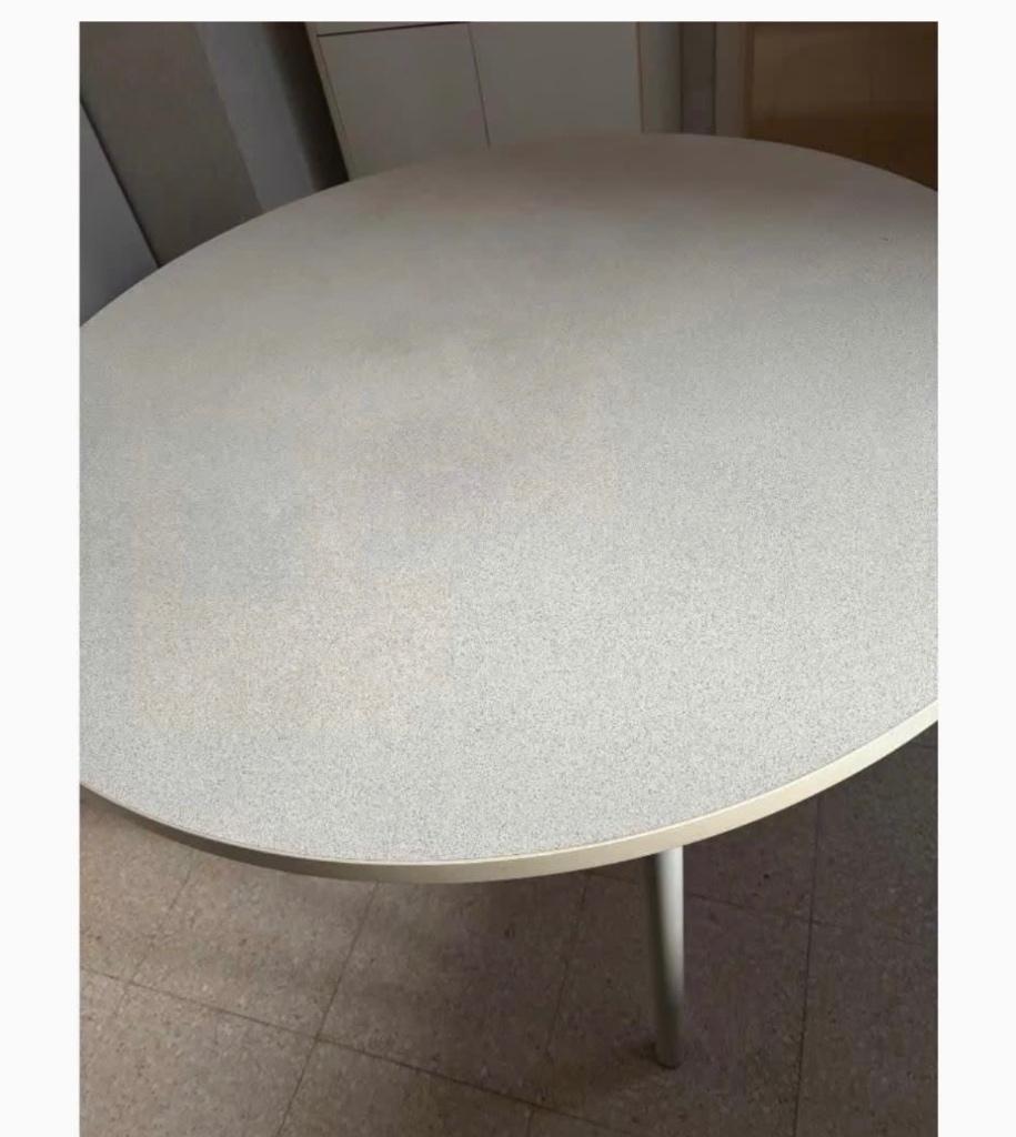 Ronde keukentafel 1 meter diameter, Ophalen