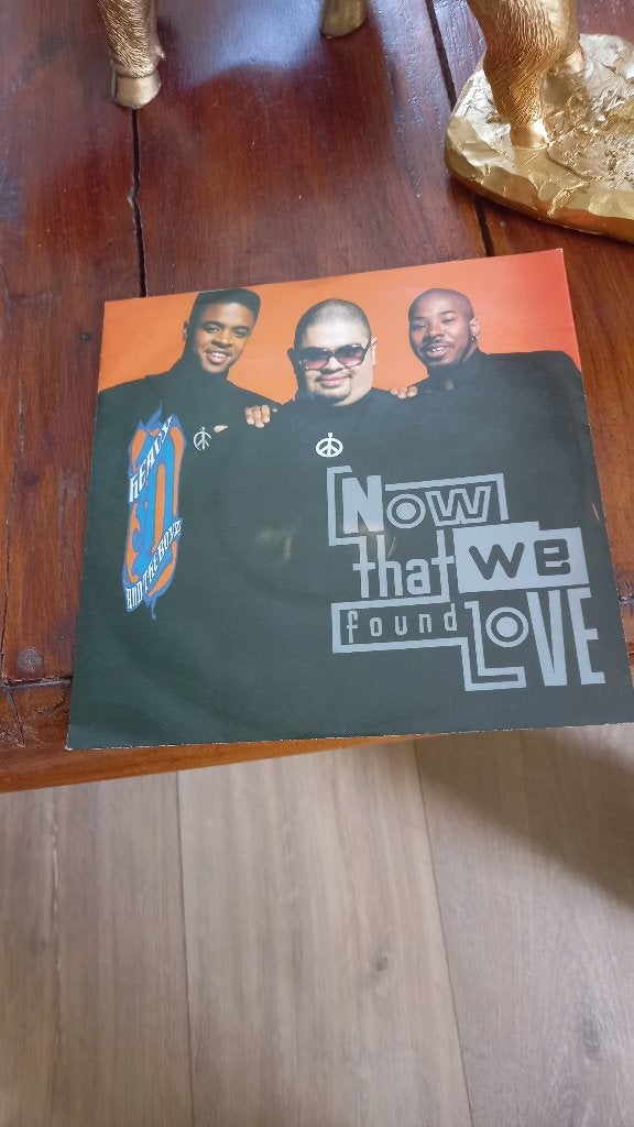 vinyl (45T) heavy and the boyz "now that we found love", Ophalen, Zo goed als nieuw, Pop