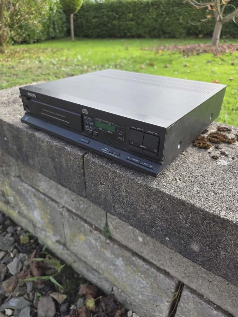 Philips CD 371 - CD-speler - Vintage - Gemaakt in België, Ophalen of Verzenden, Gebruikt, Philips
