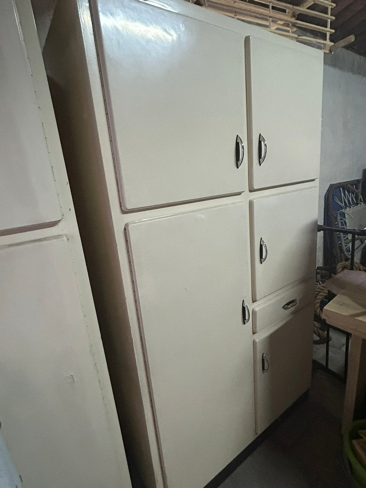 Vintage keukenkasten/voorraadkasten ‘50-‘60, Ophalen, Gebruikt, Vintage