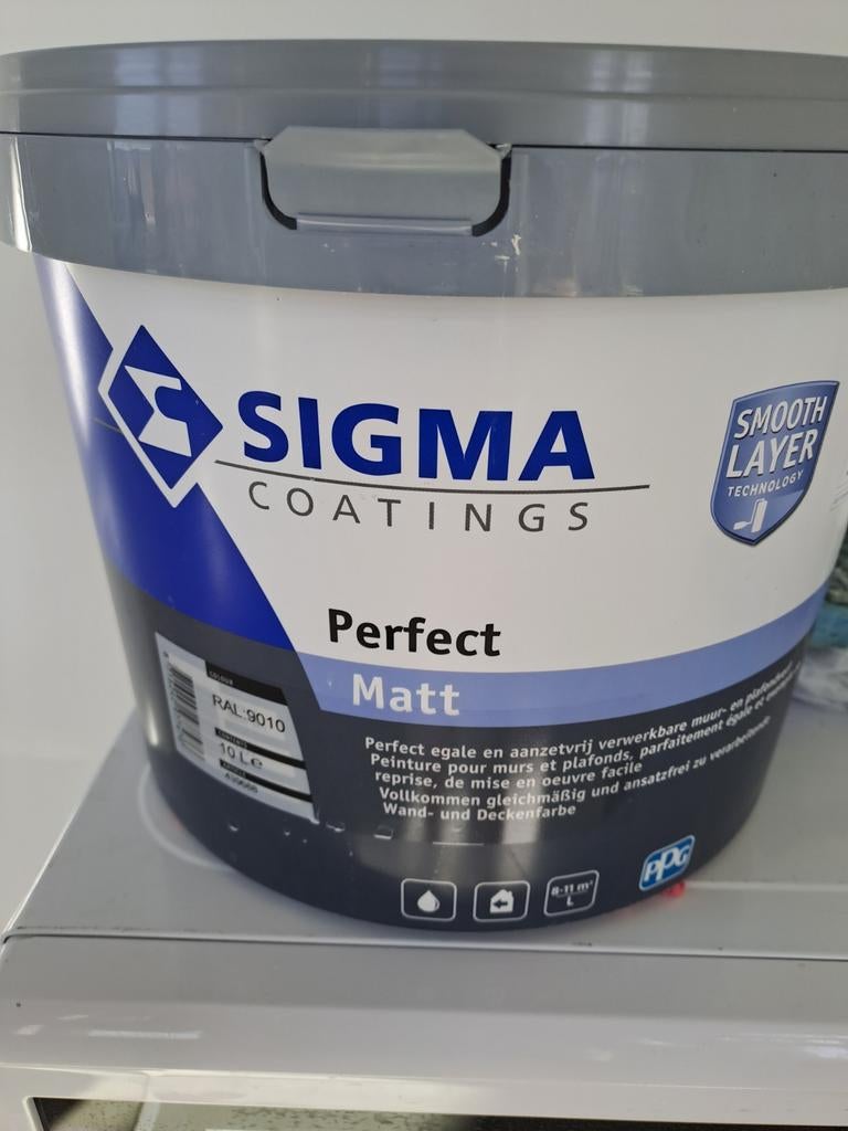 Sigma perfect Ral 9010 wit, Ophalen of Verzenden, Wit