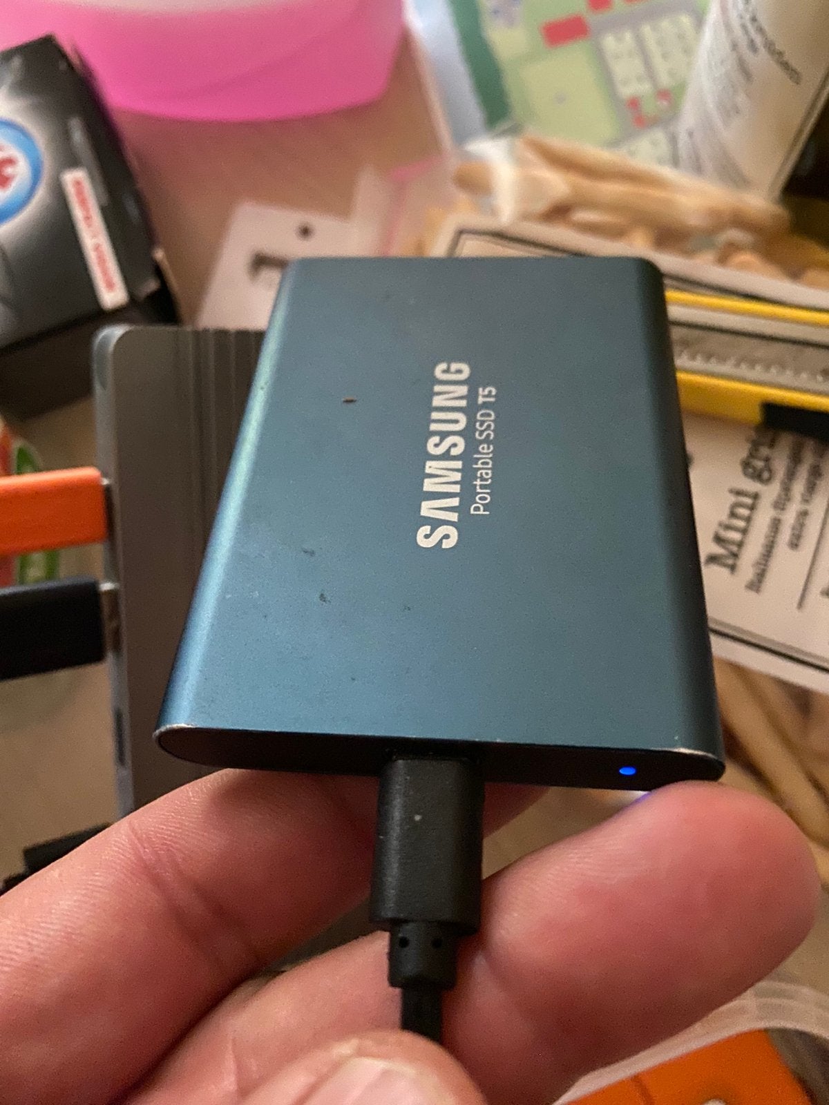 Samsung T5 512Gb hard disk, Ophalen of Verzenden, Zo goed als nieuw