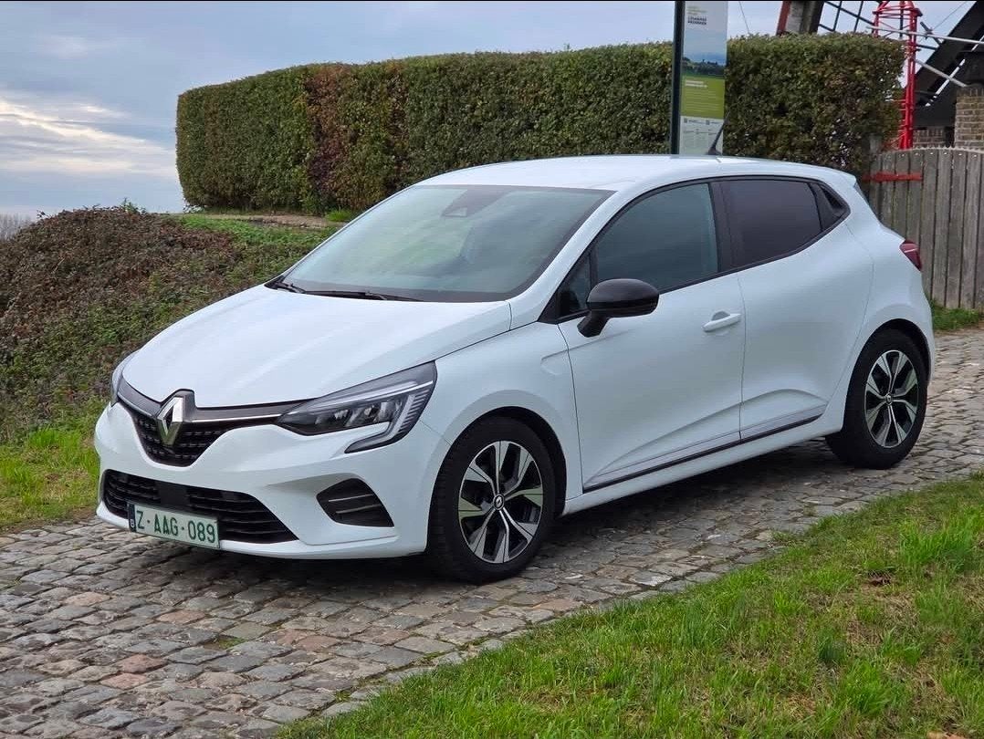 2x renault clio,airco,navi,app connect, Stof, Euro 6, Wit, BTW verrekenbaar