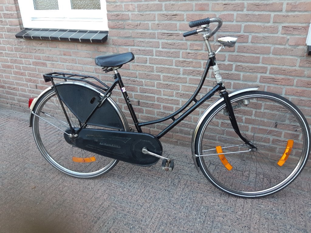 stevige minerva fiets, damesfiets, Fietsen en Brommers, Fietsen | Dames | Damesfietsen, Gebruikt, Overige merken, Terugtraprem