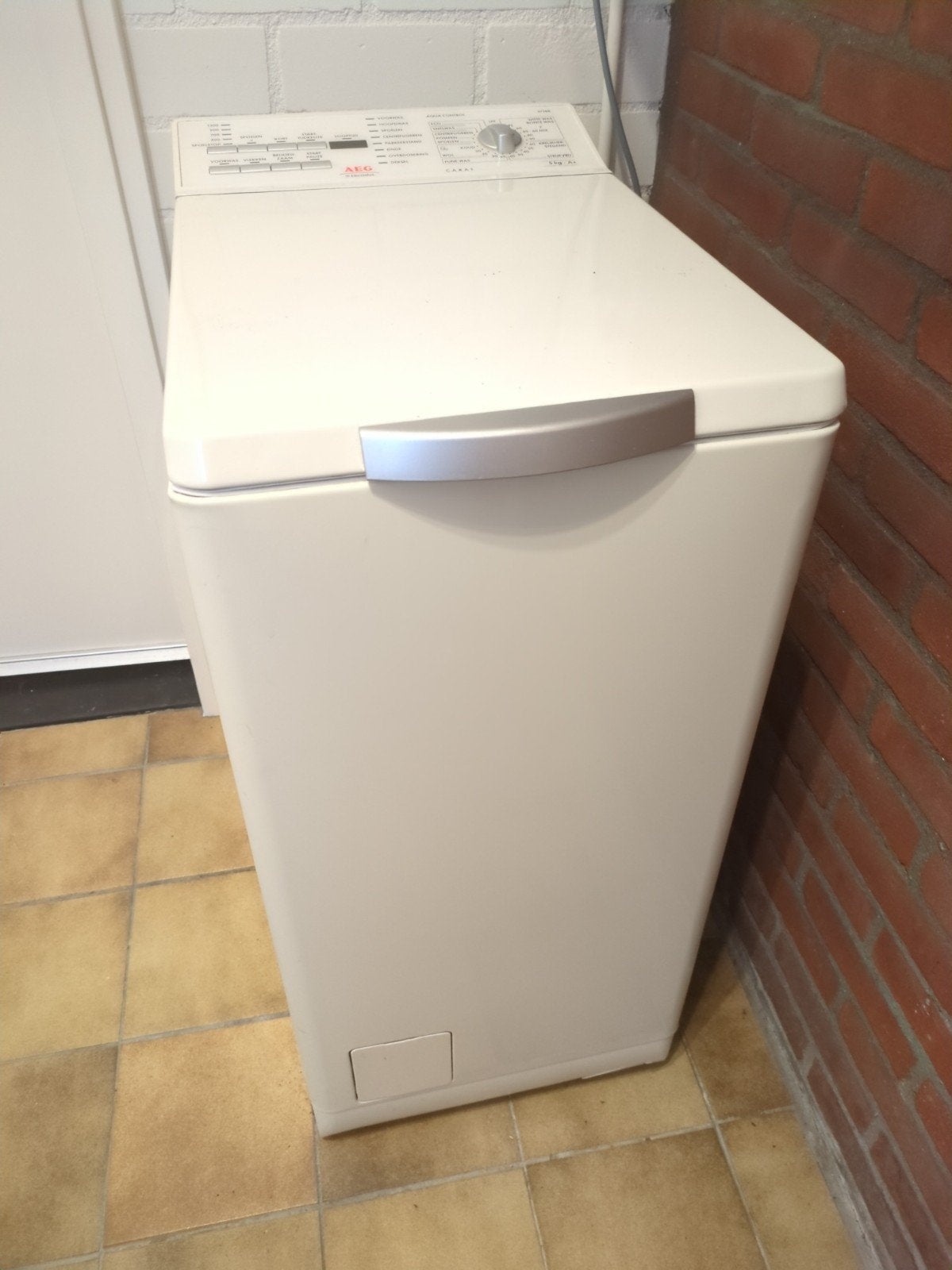 AEG Lavamat Carat 47388 toplader – 5 kg, 1300 toeren, A+, Ophalen, Kort programma