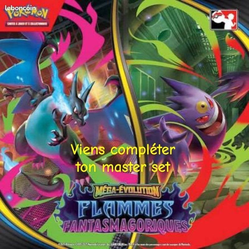 Master ou Full Set Flammes Fantasmagoriques ME1, Ophalen of Verzenden, Nieuw, Meerdere kaarten, Foil
