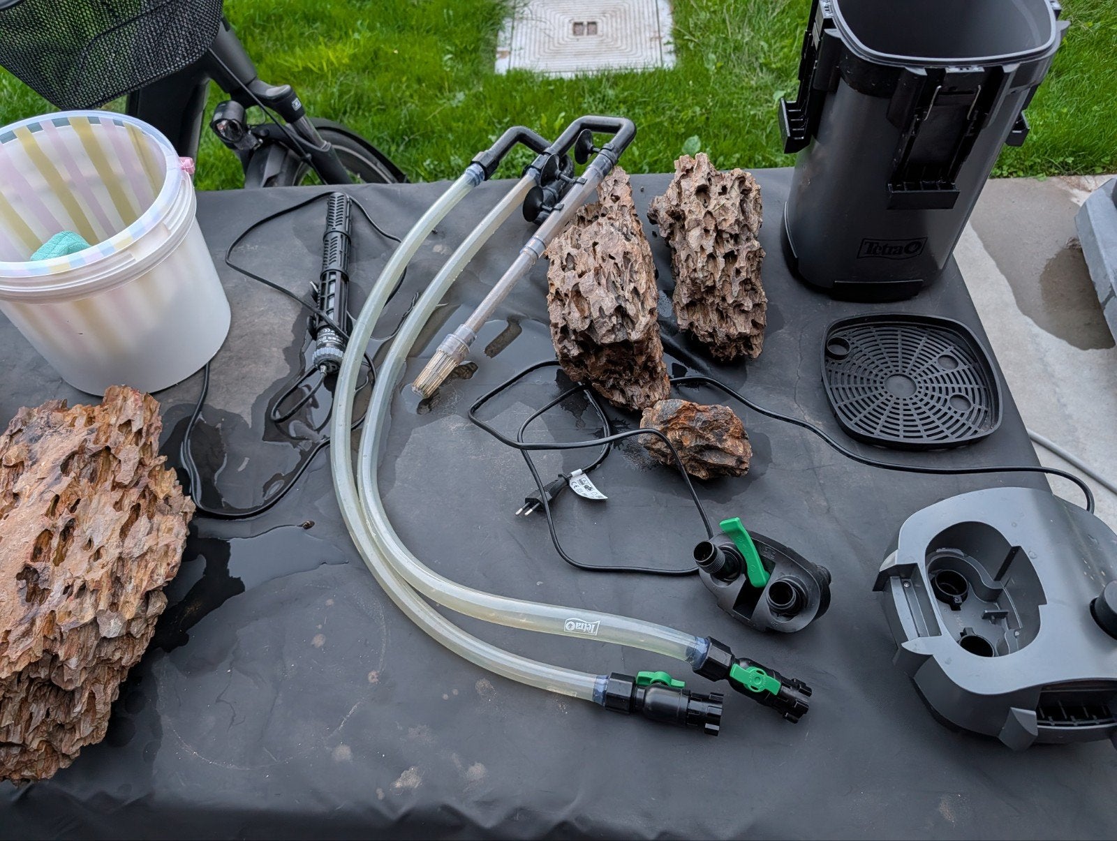 tetra ex1000 plus, Tuin en Terras, Ophalen