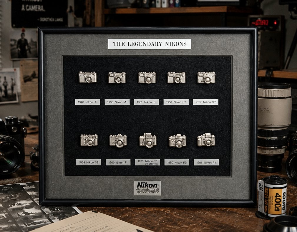 Vintage Nikon Collector Display Frame, Envoi, Comme neuf, Accessoires