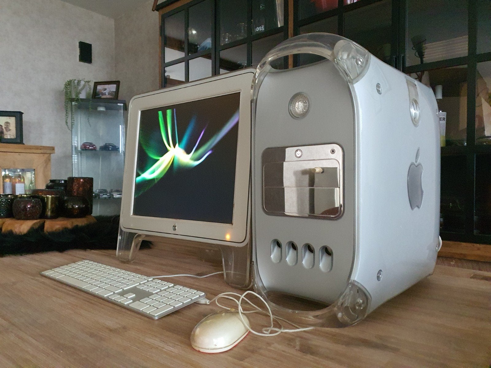 Apple powerpc G4 MD dual 3.6 + studio display, Computers en Software, Apple Desktops, Ophalen