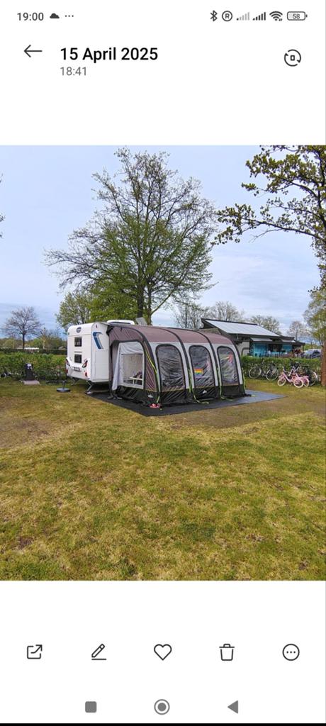 Opblaasbare deeltent obelink viera easy air connected 420, Ophalen