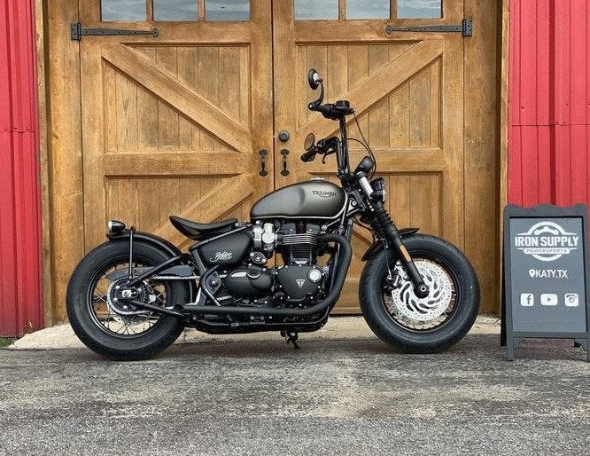 Triumph Bonneville Bobber BLACK 1200cc, Motos, Permis Moto A, Occasion, Plus de 35 kW, Chopper