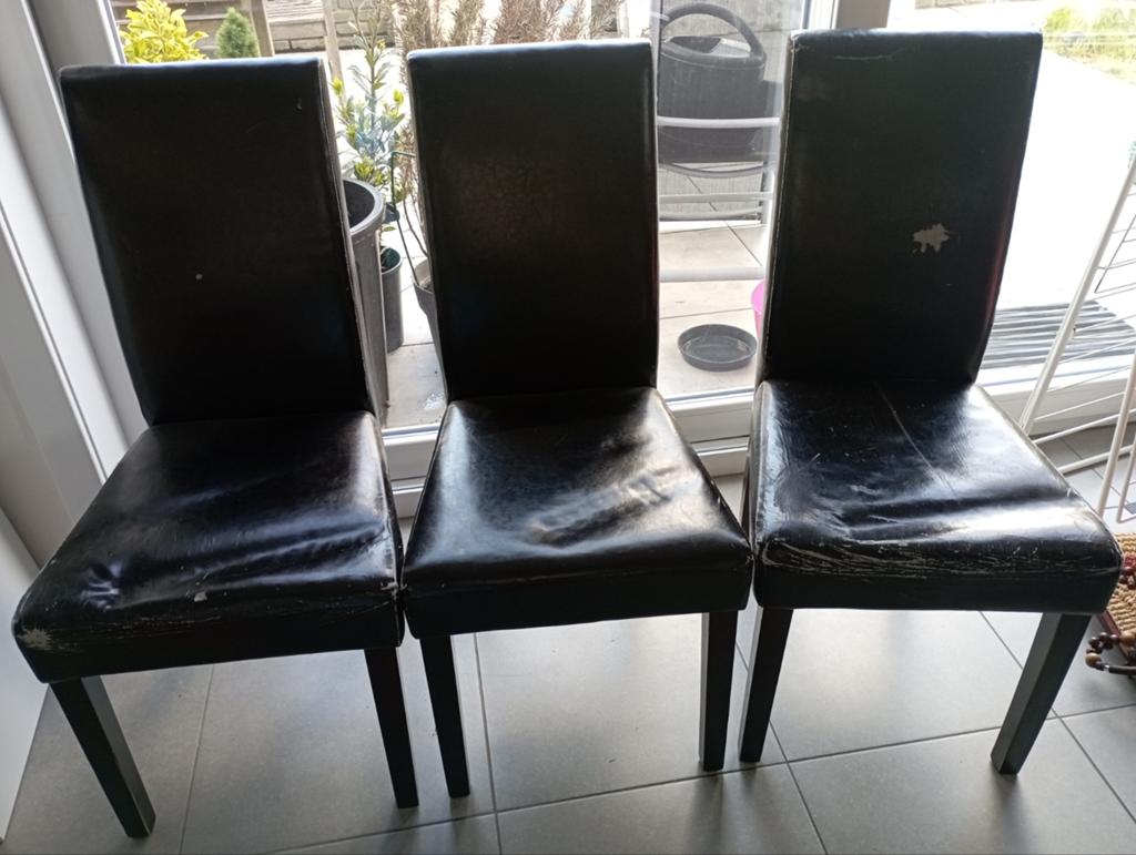 Zwarte stoelen, Huis en Inrichting, Ophalen