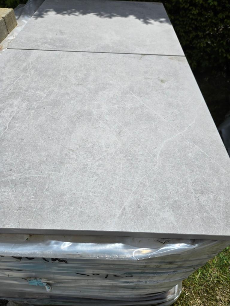 Terrastegels 60x60 x 2 nieuw 36 vierkante meter, Ophalen, Terrastegels