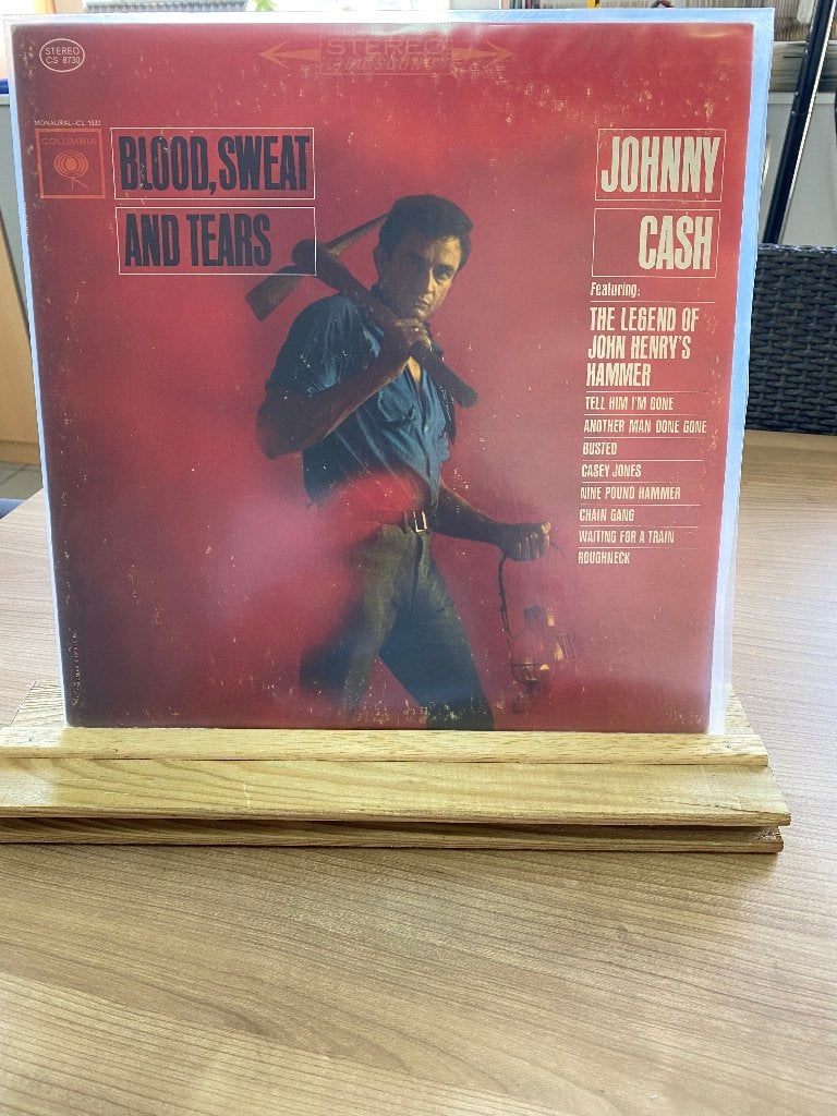 Lp Johnny cash, Cd's en Dvd's, Ophalen, LP, Gebruikt, Fotohoes