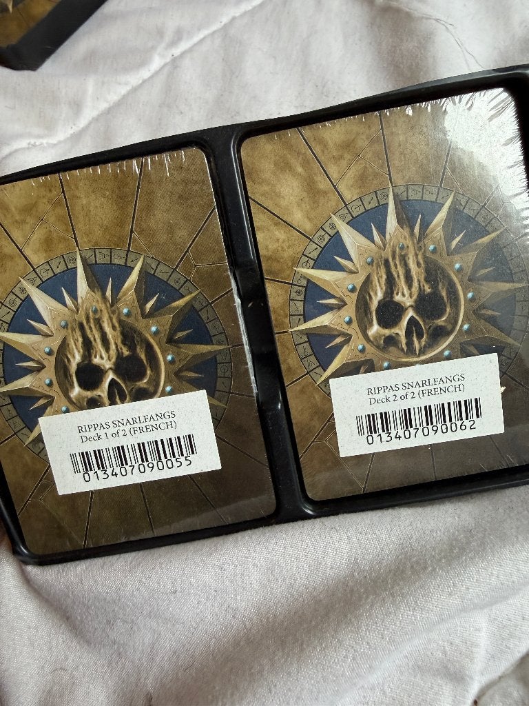 Warhammer Underworlds Les Snarlfangs de Rippa cartes neuf, Enlèvement ou Envoi, Neuf, Warhammer, Accessoires
