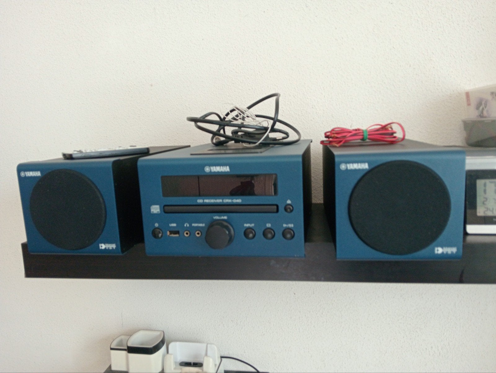 Kit stéréo Yamaha CRX 140. Support pour iPod intégré., Enlèvement ou Envoi, Comme neuf, Lecteur CD, Micro chaîne