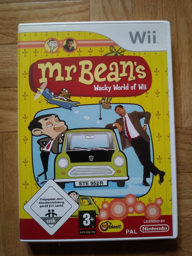 Mr Bean's Wacky World of Wii voor Wii of Wii U., Games en Spelcomputers, Avontuur en Actie, 2 spelers, Ophalen of Verzenden, Zo goed als nieuw