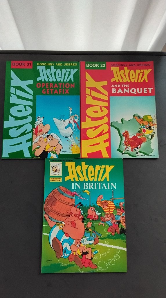 3 Engelstalige strips "Asterix", Nieuw, Ophalen of Verzenden, Goscinny - Uderzo, Meerdere stripboeken