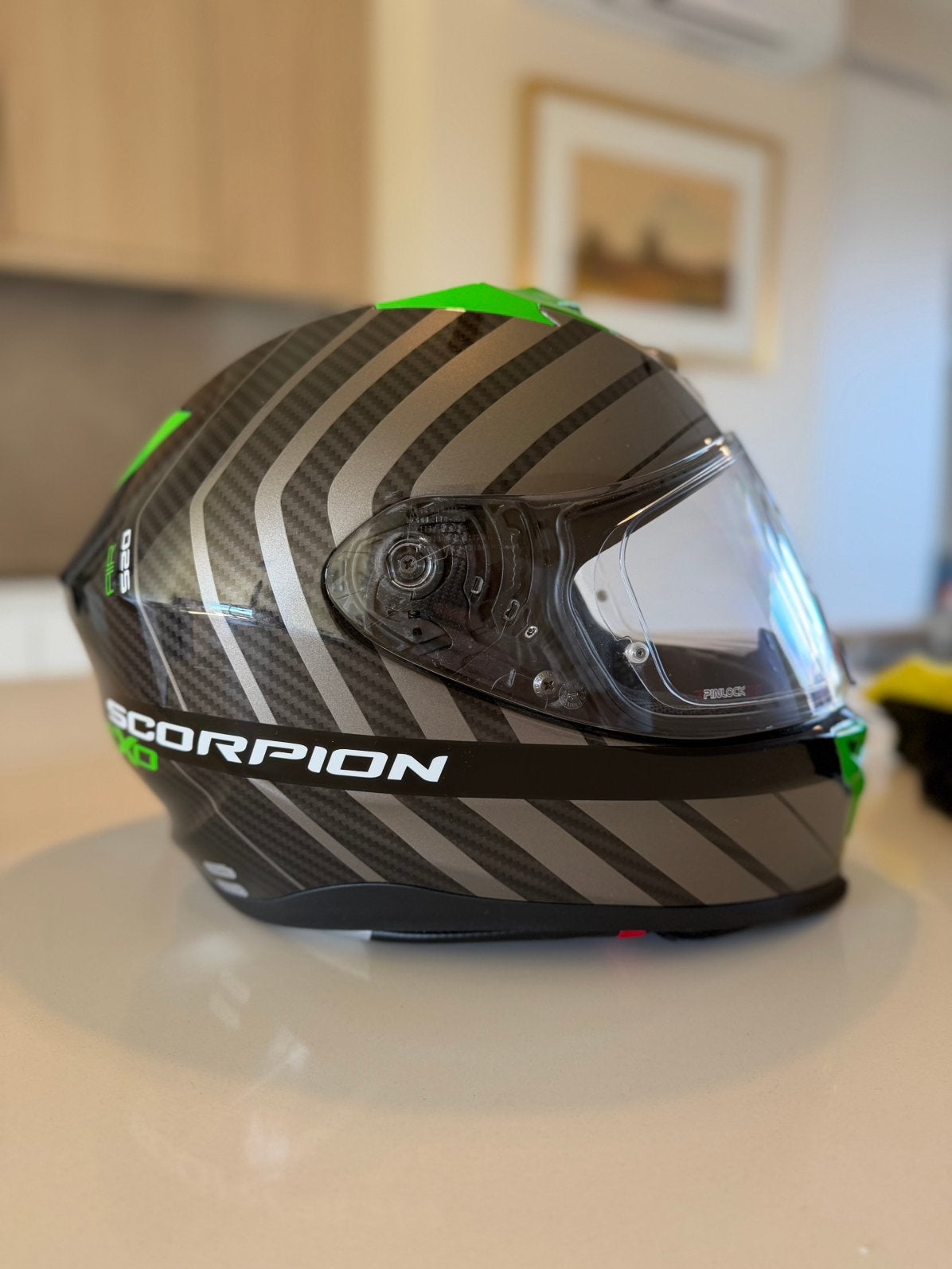 Scorpion exo 520 air motorhelm, Motoren, Ophalen, Tweedehands, XL, Overige merken
