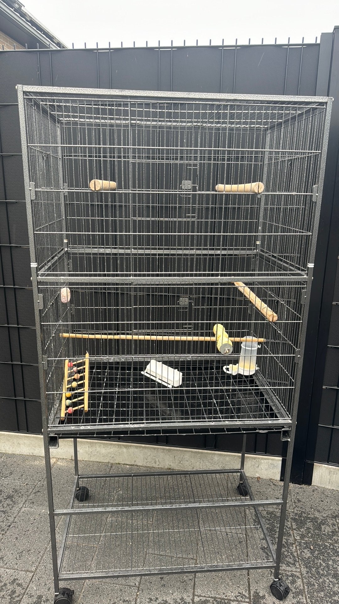 Grote kooi met accesoires inb., Ophalen, Gebruikt