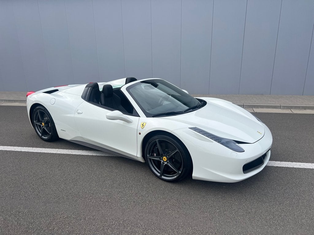 458 Spider, Auto's, Ferrari, Achterwielaandrijving, Zwart, Cabriolet, Wit
