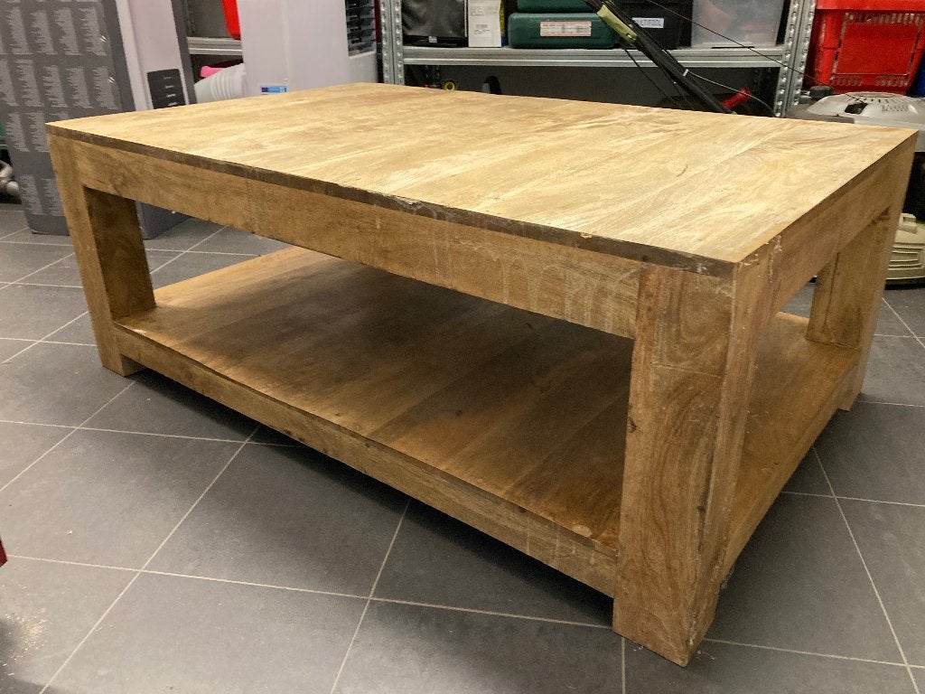 Salontafel, Huis en Inrichting, Ophalen, 100 tot 150 cm, 50 tot 100 cm, Zo goed als nieuw