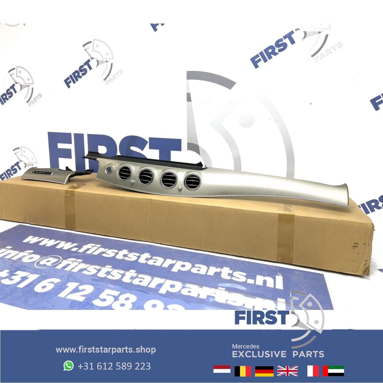 W213 carbon dashboard lijst set Mercedes E Klasse 2016-2018, Gebruikt, -, Voor, Ophalen of Verzenden
