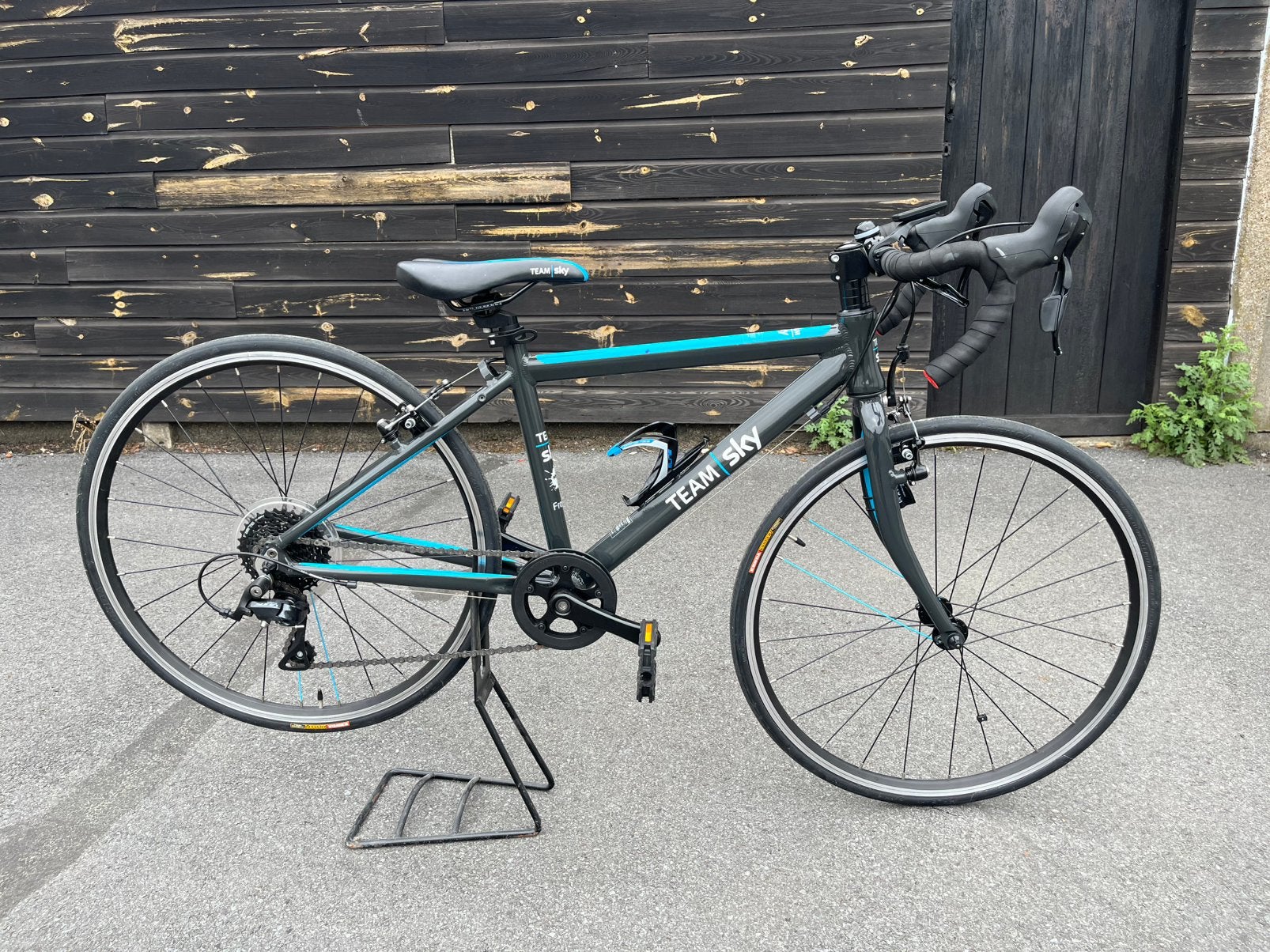 Frog Road 67 Team Sky – Ultralichte Kinder Racefiets 24 inch, Ophalen, Velgrem, Aluminium, Minder dan 49 cm