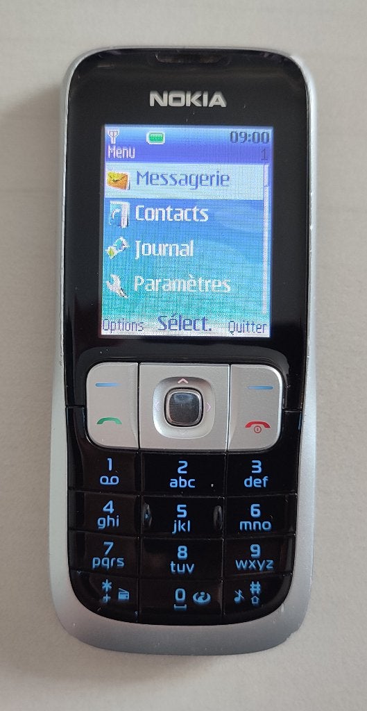 Téléphone GSM NOKIA 2630 RM‑298 avec CHARGEUR, Enlèvement, Utilisé, Argent, Clavier physique
