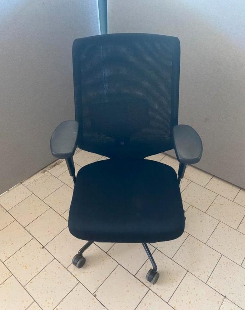 Ergonomische bureaustoel Vitra meda pro zwart, Ophalen, Gebruikt, Zwart, Ergonomisch