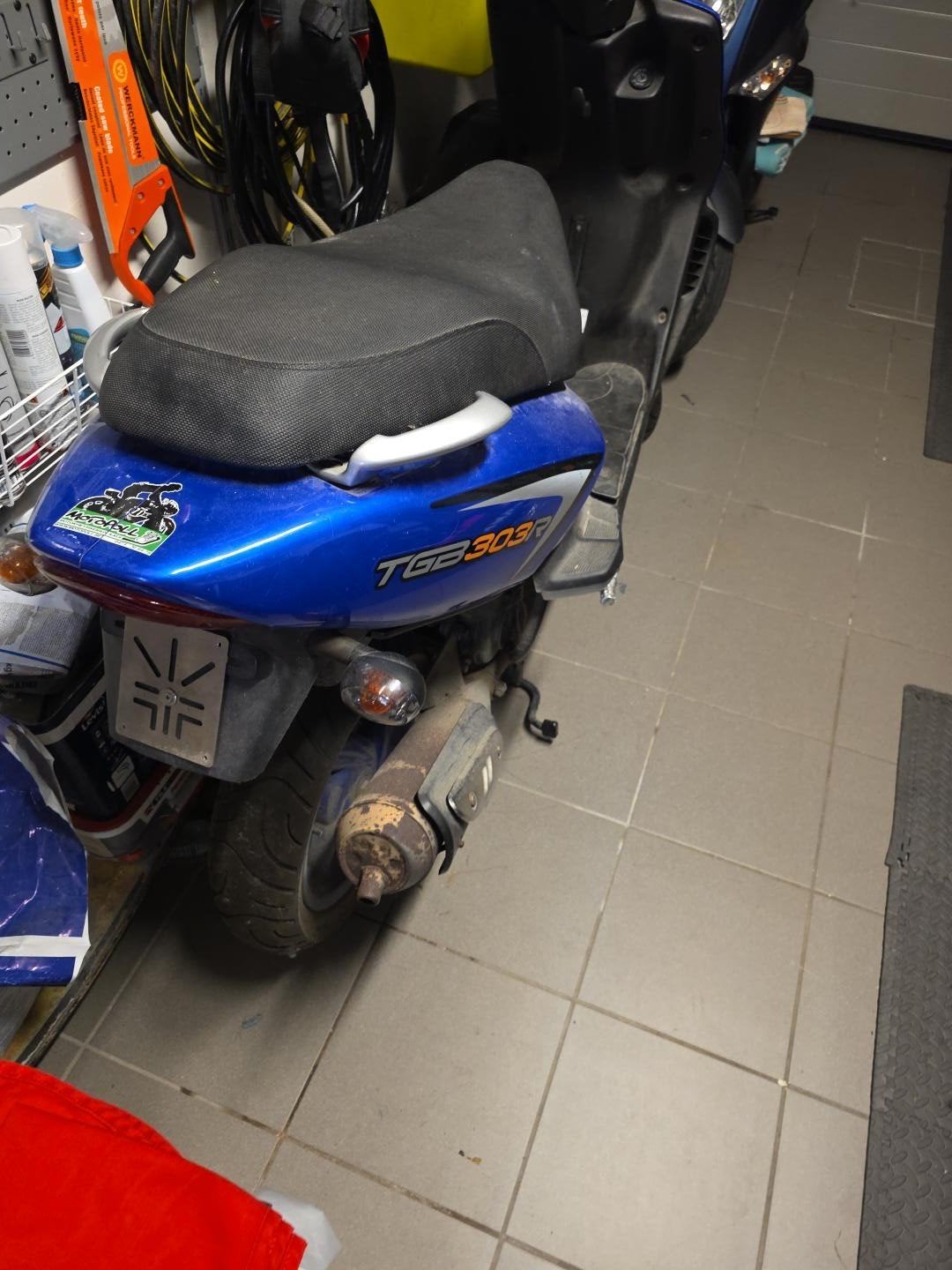 TGB 303R 50cc – start niet na lang stilstaan, Ophalen