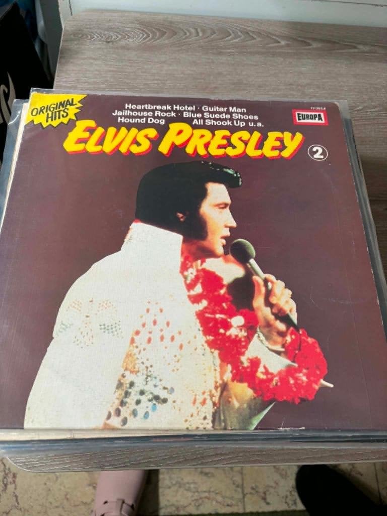 Elvis lp, original hits 2, Duitse persing. voor 5 euro., LP, Ophalen of Verzenden, Zo goed als nieuw, Beschermende buitenhoes