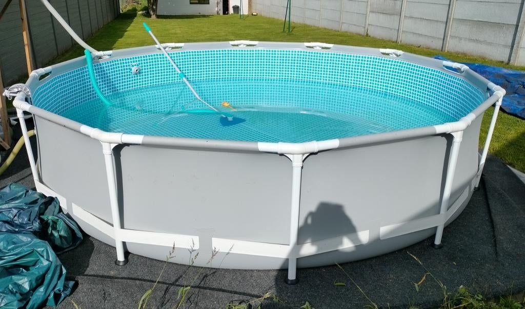 ‍️ Lot piscine complet INTEX 3,66 m + pompe 8 m³/h, Jardin & Terrasse