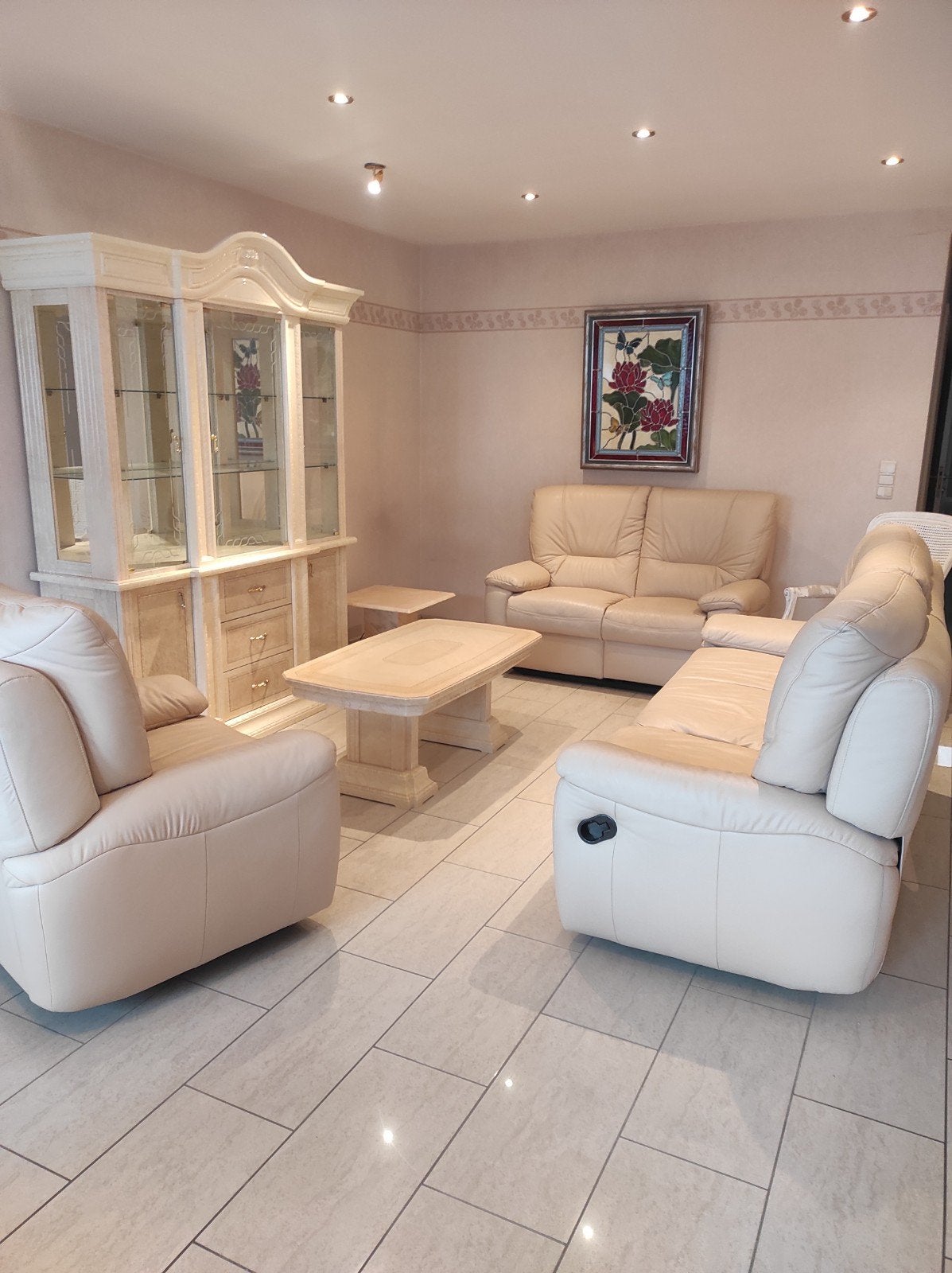 3 delig salon met relaxstukken, Huis en Inrichting, Ophalen