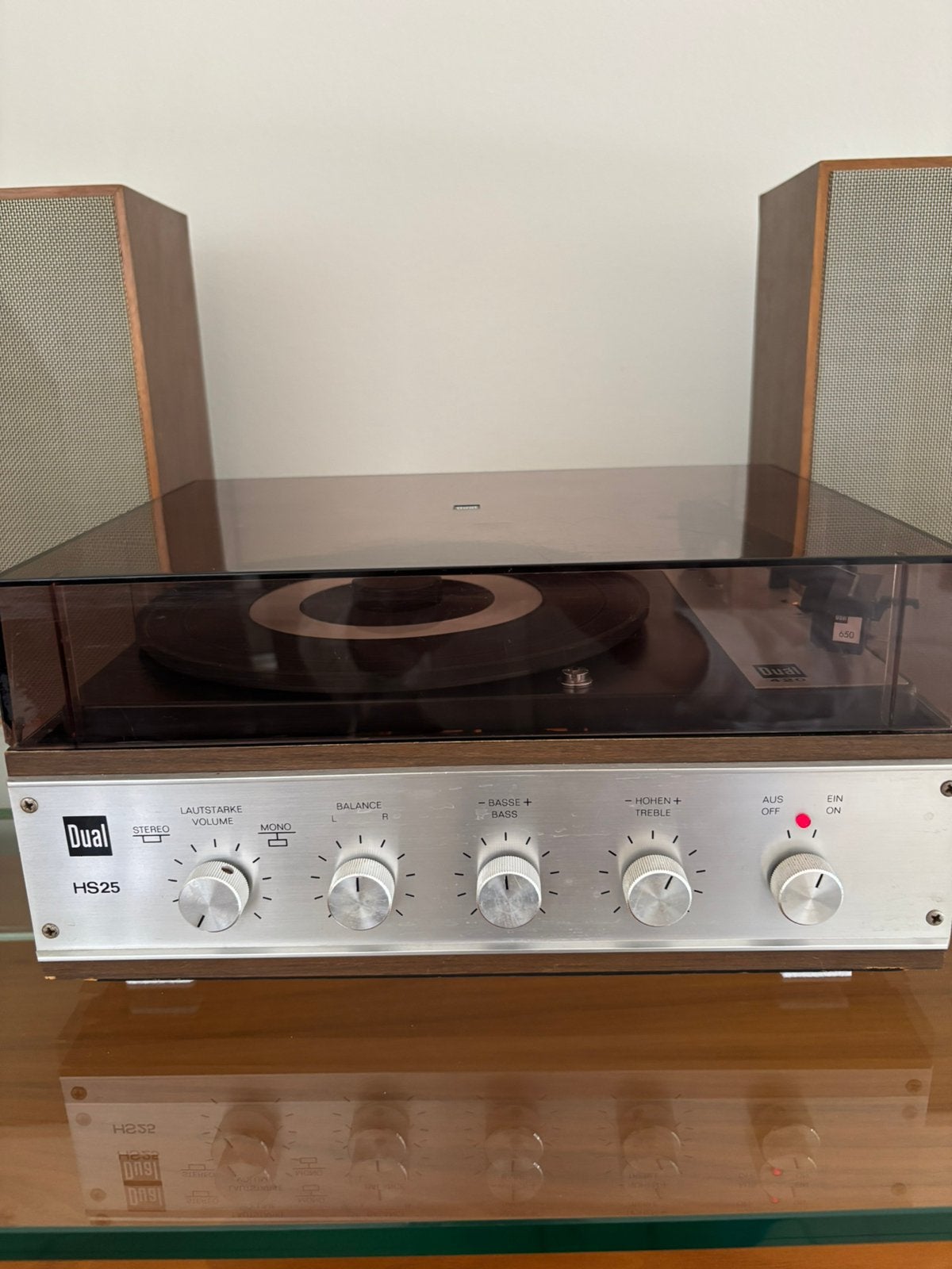 Dual platenspeler met versterker, Ophalen, Gebruikt, Platenspeler, Dual