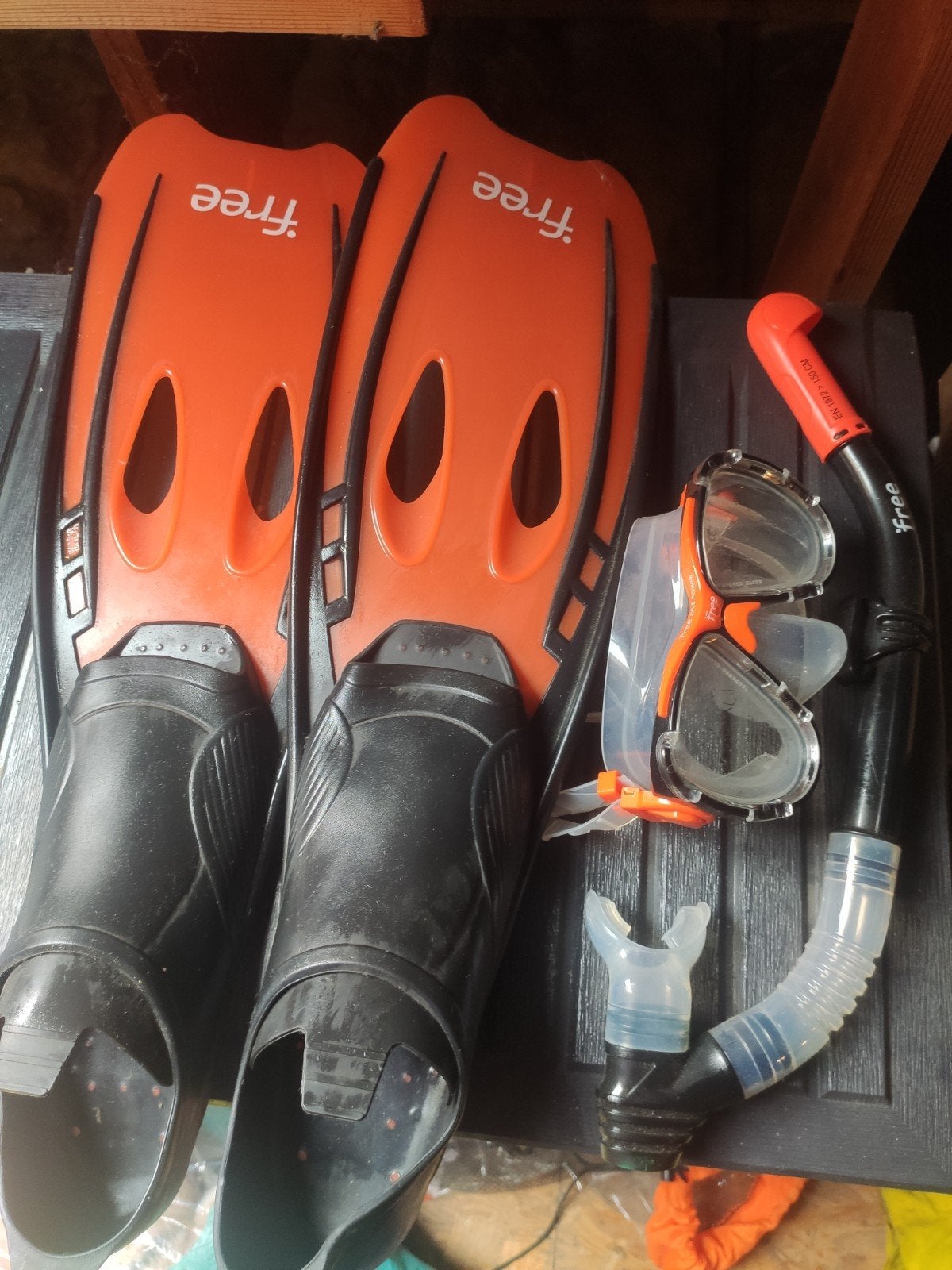 Snorkelset maat 39/40, Watersport en Boten, Snorkelen, Ophalen, Snorkelset