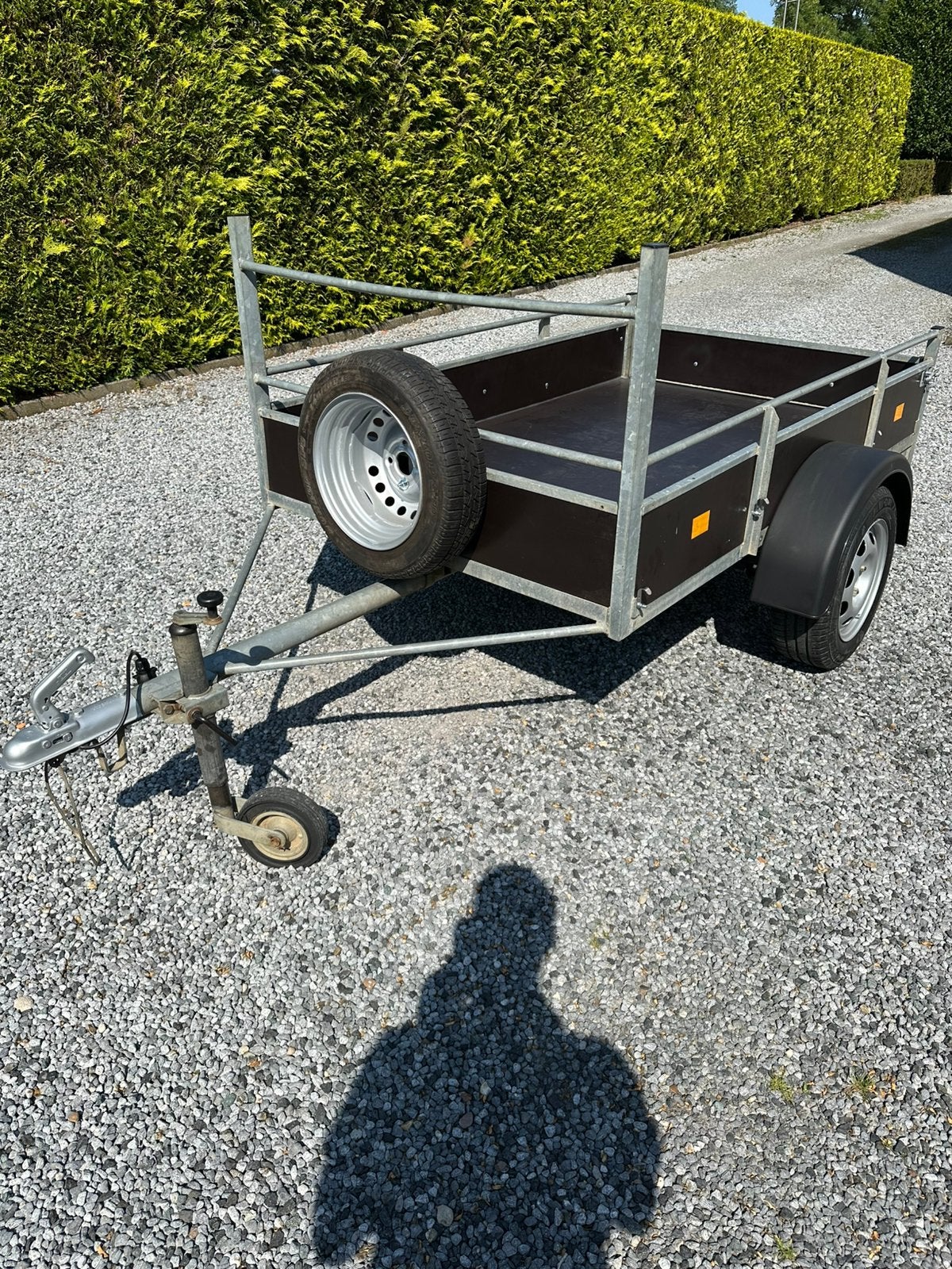 Aanhangwagen / remorque 1,2x2m, Ophalen, Zo goed als nieuw