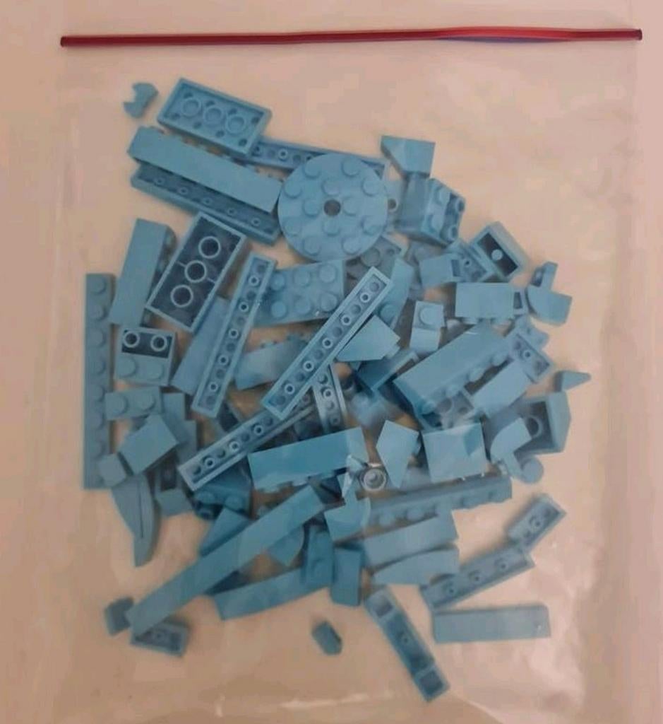 Lego losse onderdelen / blokken : blauwe  tinten deel 2, Enlèvement ou Envoi, Lego
