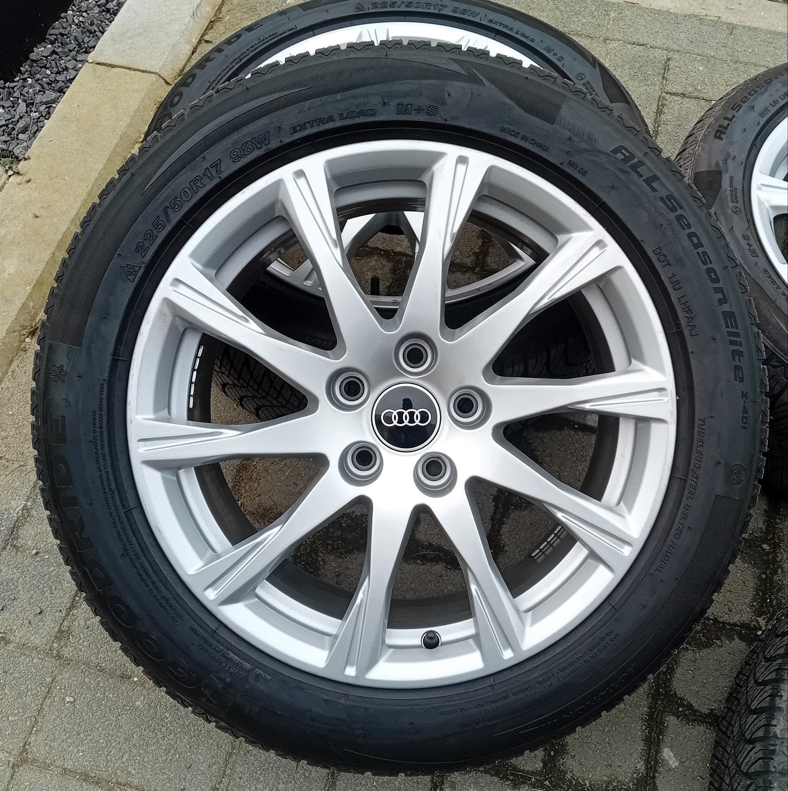 Winterbanden velgen alu Audi A4 B9 A5 A6 17inch 5X112 8mm ❄️, Ophalen