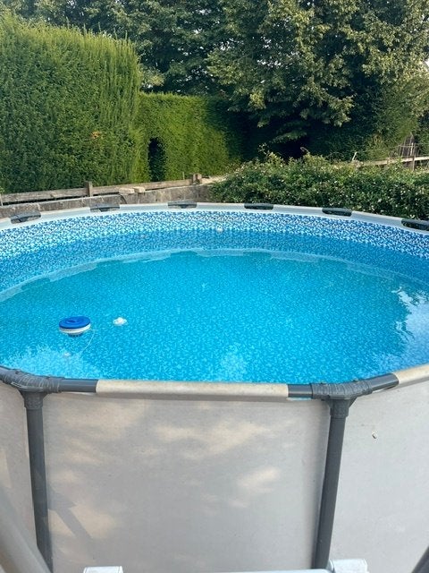 Zwembad 488 x 122, Ophalen, Gebruikt, 80 tot 120 cm, Rond