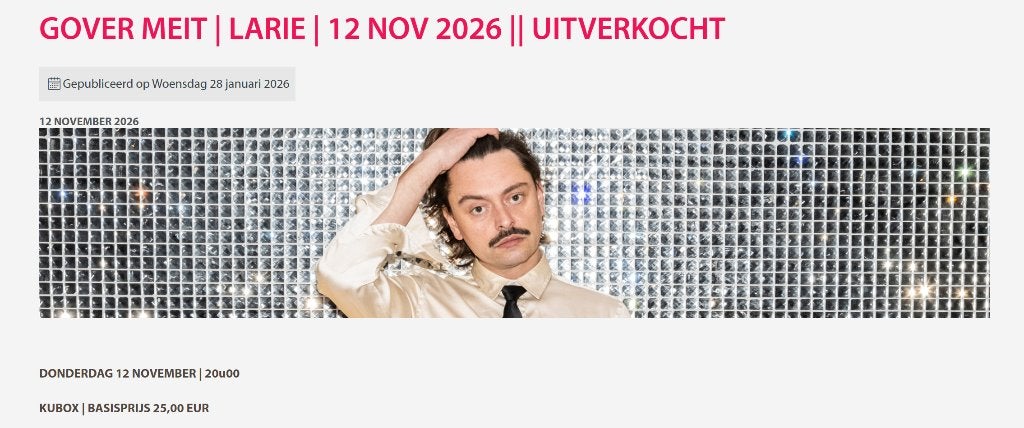 Gover meit, Twee personen, November