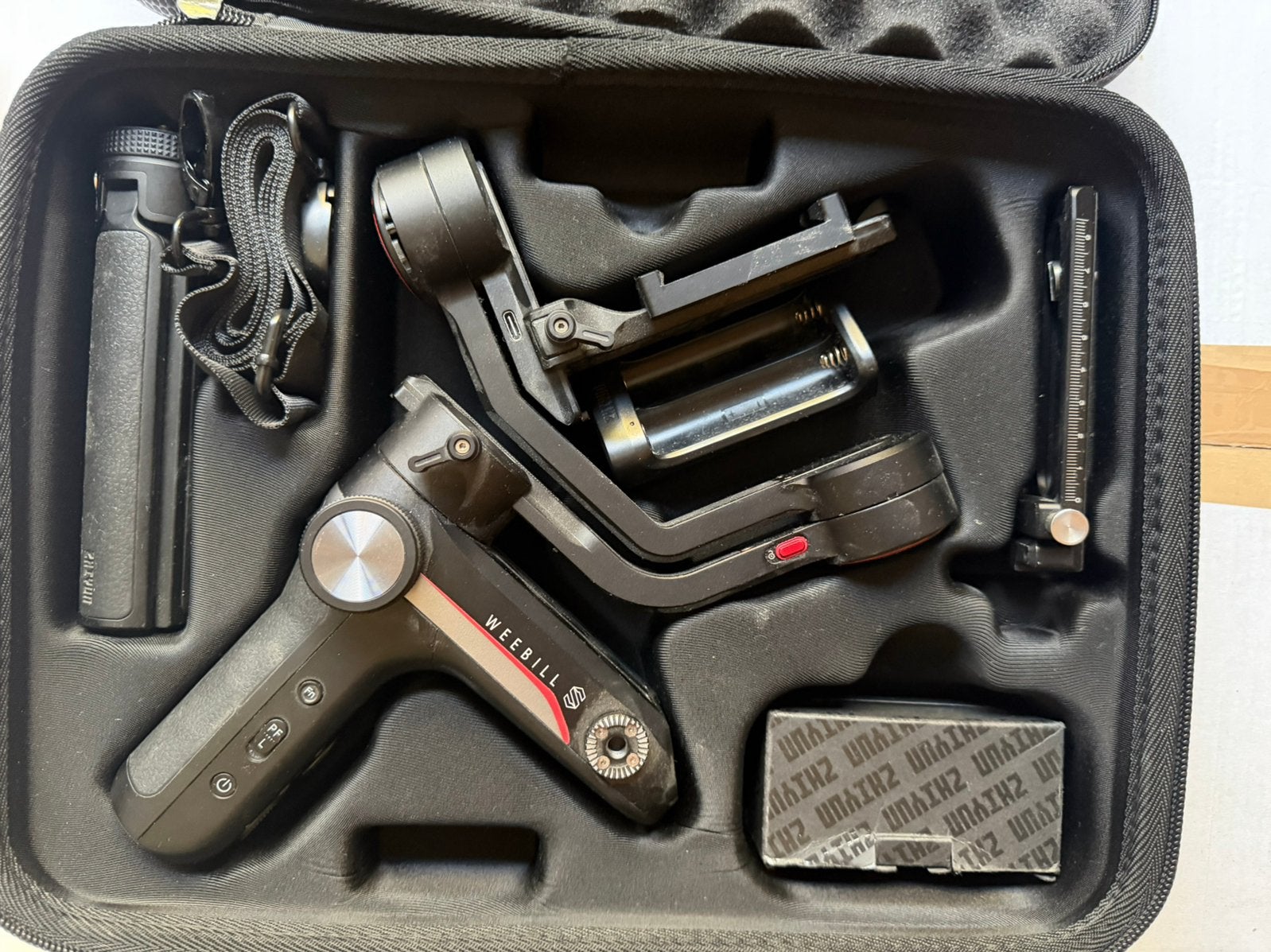 Zhiyun Weebill S gimbal voor mirrorless en DSLR, Ophalen of Verzenden, Zo goed als nieuw