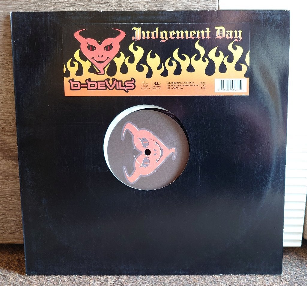 D-Devils ‎– Judgement Day (12'' Vinyl), CD & DVD, Vinyles | Dance & House, Envoi, Comme neuf, 12 pouces, Dance populaire