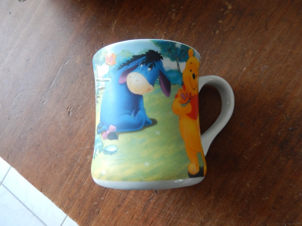 Winnie the pooh stenen beker (zgan), Ophalen of Verzenden, Zo goed als nieuw